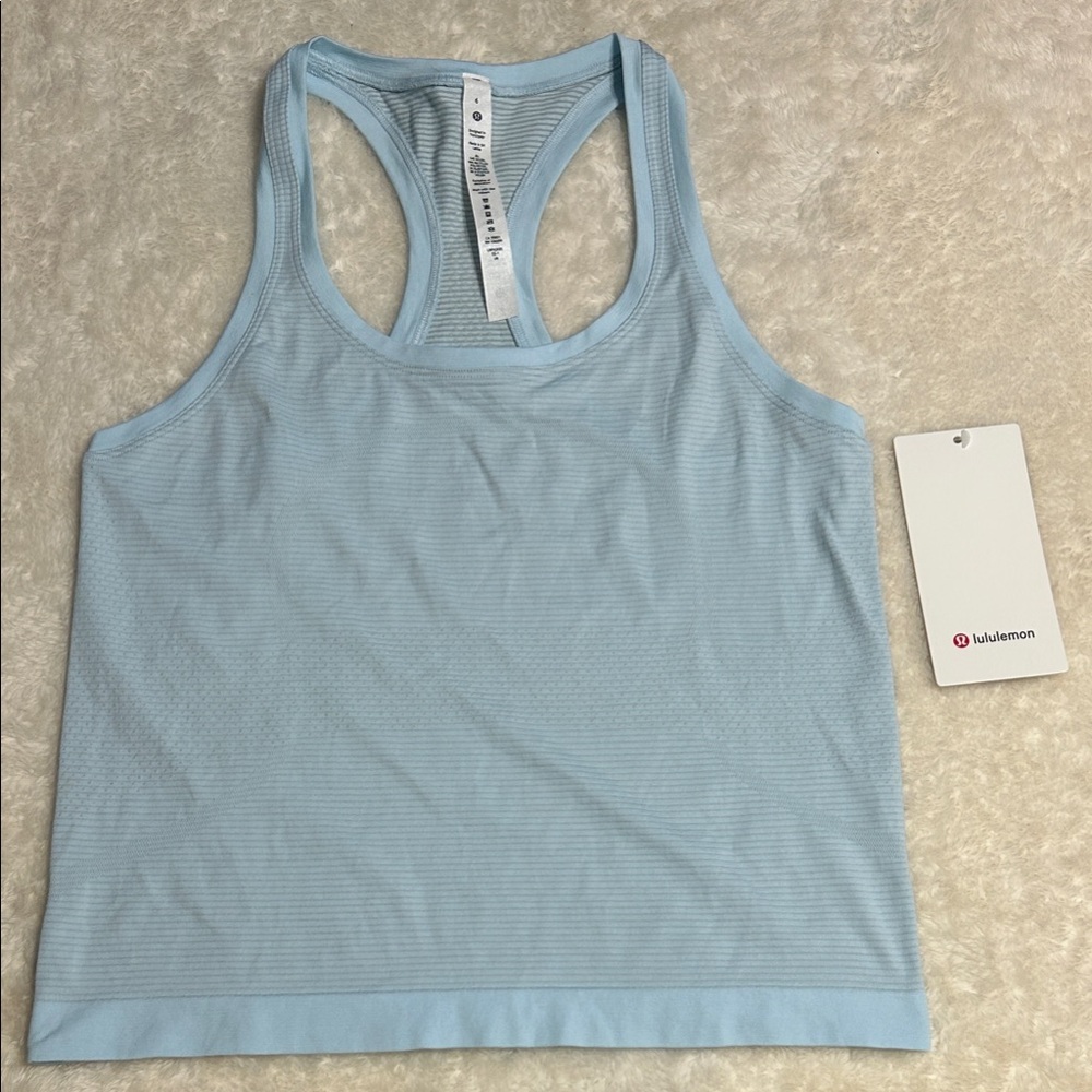 Lululemon Tech Racerback Tank 2.0 light blue
